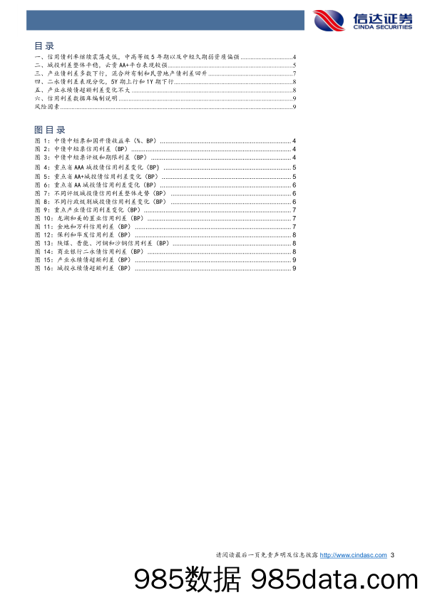 信用利差跟踪：震荡环境中信用债仍然偏强，5Y期信用表现强于二永-240714-信达证券插图2