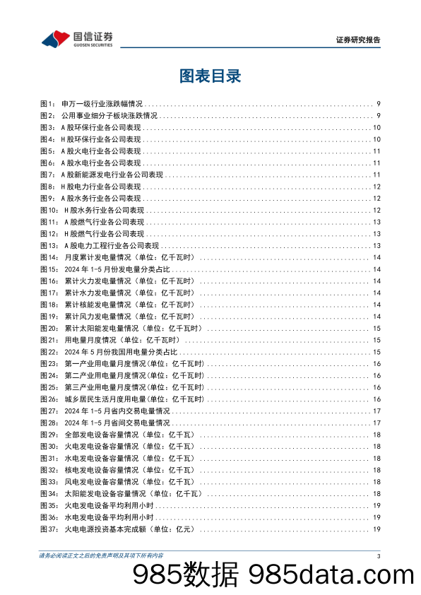 公用环保202407第2期：中国核电拟定增募资140亿元用于核电项目建设，电力、燃气板块2024H1业绩预告梳理-240714-国信证券插图2