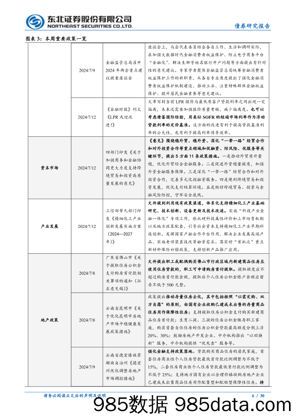 政策及基本面周度观察：央行增设正逆回购，SCFI运价涨势暂缓-240713-东北证券插图5