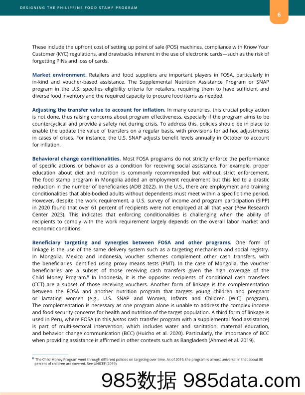 世界银行-设计菲律宾食品券计划：政策说明（英）-2024插图6
