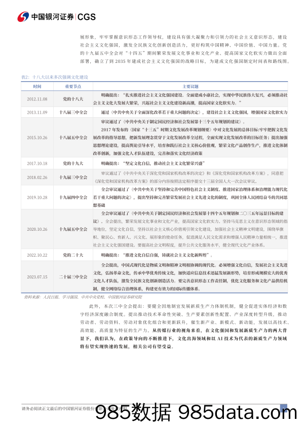 二十届三中全会《决定》传媒行业解读：乘振兴之势，扬文化之帆-240722-银河证券插图6