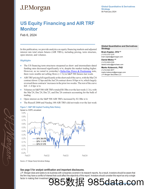 JPMorgan-US Equity Financing and AIR TRF Monitor Feb 6, 2024-106378627