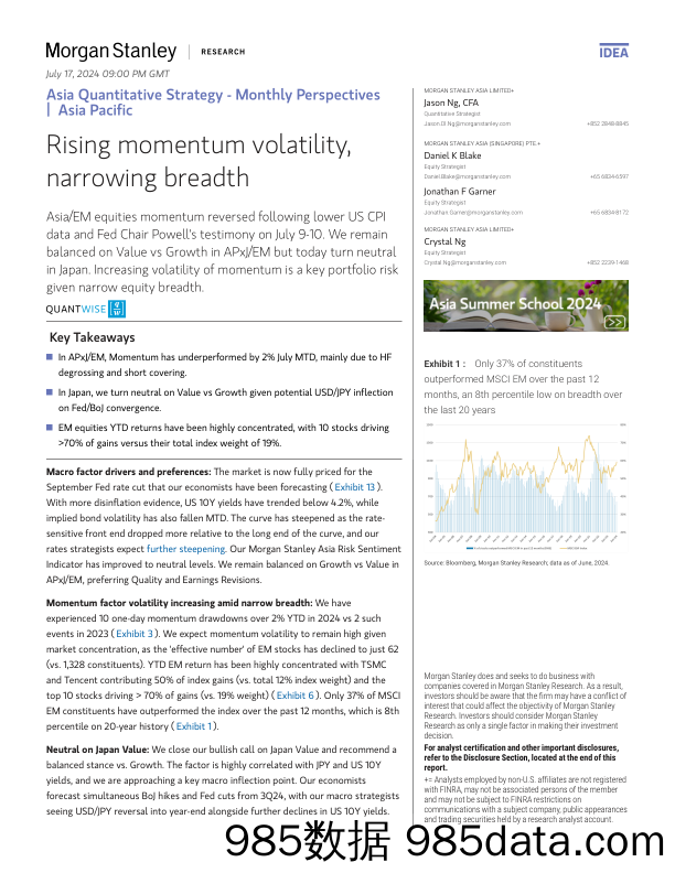 Morgan Stanley-Asia Quantitative Strategy - Monthly Perspectives Rising mo...-109289075