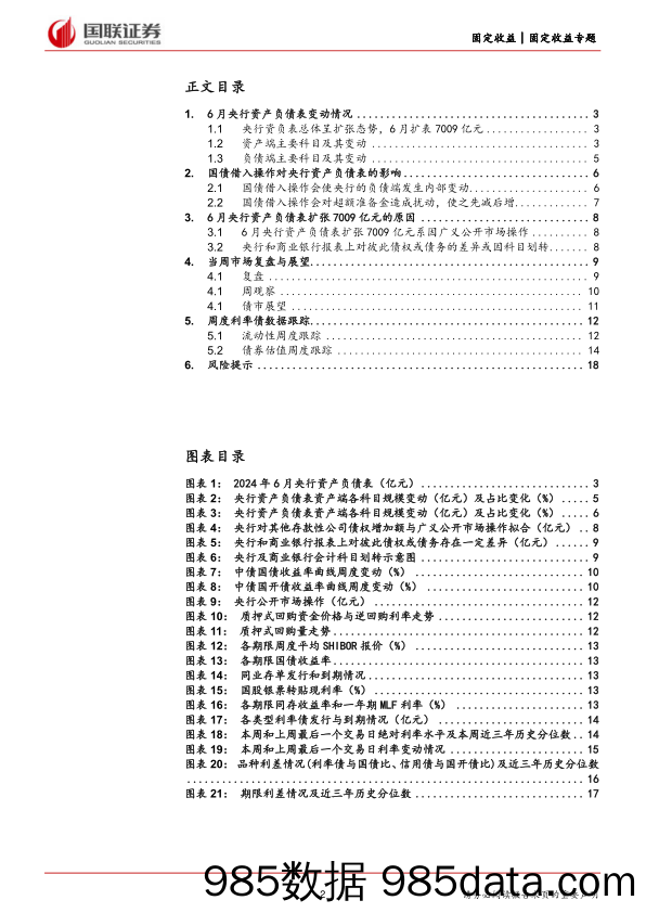 2024年7月利率债观点：6月央行为何扩表7009亿元-240721-国联证券插图1