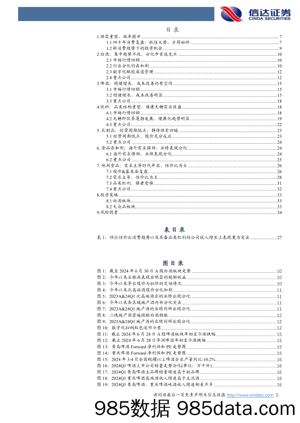 2024年中期食品饮料行业策略报告：供需重塑，顺势为王-240722-信达证券插图4