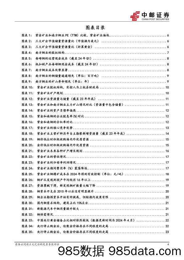 紫金矿业(601899)全球领先的铜金矿石服务提供商，估值有望提升-240723-中邮证券插图3