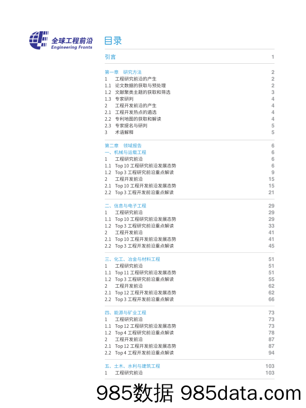 中国工程院&科睿唯安-2019全球工程前沿-2019.12插图1