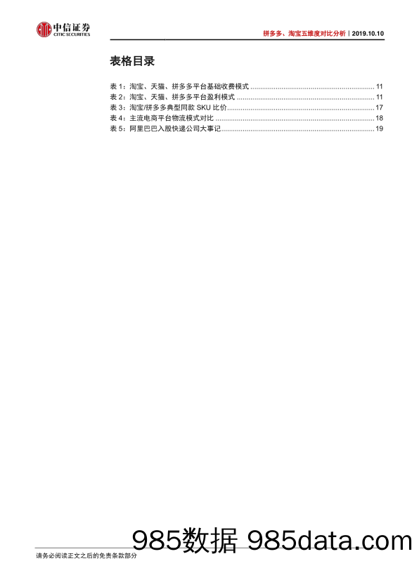 【拼多多研报】2019商业零售行业拼多多、淘宝五维度对比分析：不同卡位，各自精彩-中信证券-20191010插图5