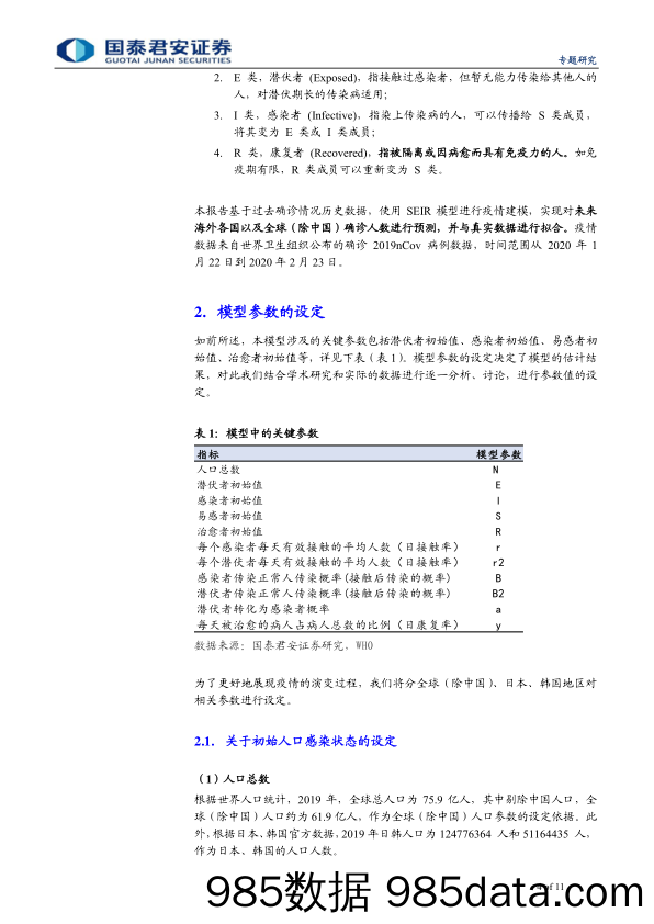 【疫情对行业影响】2020年突发风险系列（十二）：韩、日及全球疫情拐点初探，SEIR模型的信息-20200226-国泰君安插图4