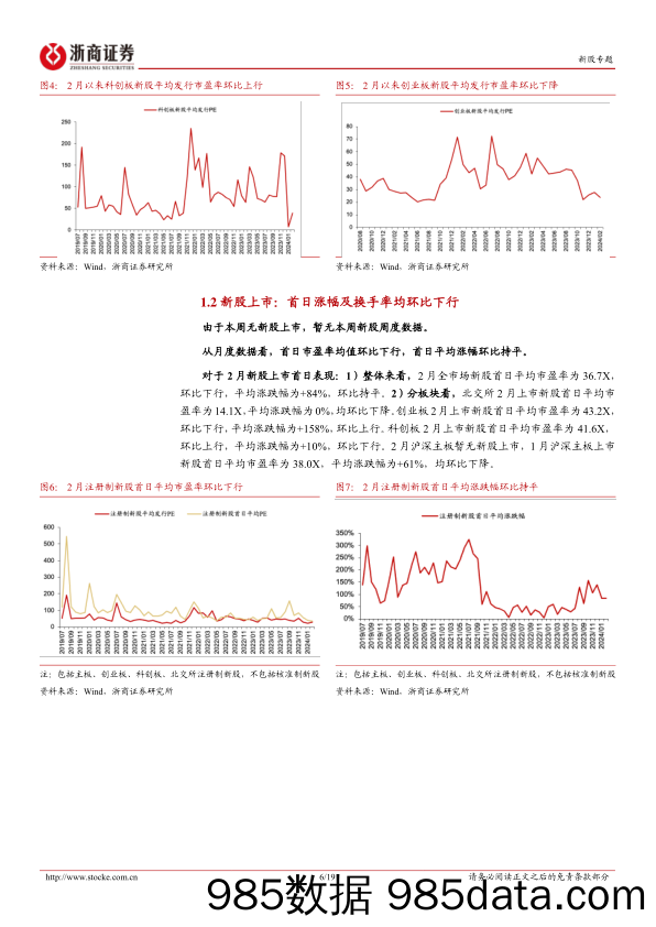 新股定期报告（24W08）：暂无新股上市，次新股指数涨跌幅环比转正-20240226-浙商证券插图5