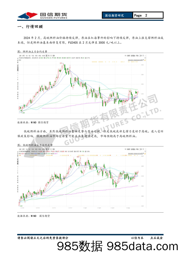 燃料油月报：油价反弹 震荡偏多-20240225-国信期货插图1