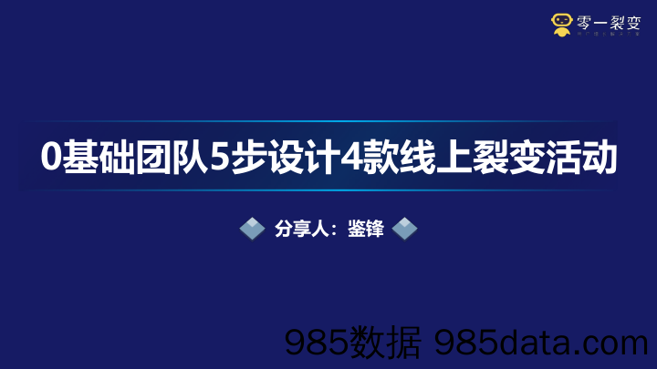 【私域流量】零一裂变ceo鉴锋《0基础团队5步设计4款线上裂变活动》插图