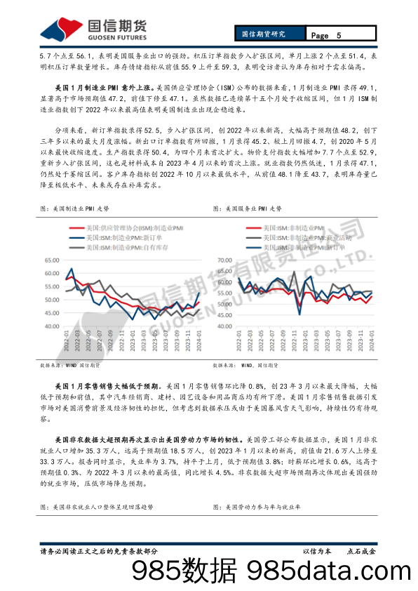 贵金属月报：降息预期主导 金银中枢下移-20240225-国信期货插图4