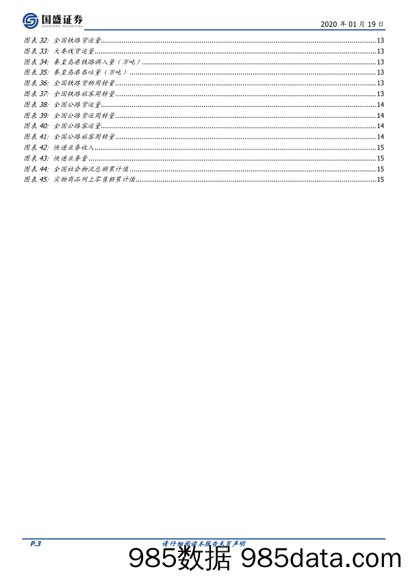交通运输行业：京沪高铁上市提振铁路板块，顺丰件量增速创新高-20200119-国盛证券插图2