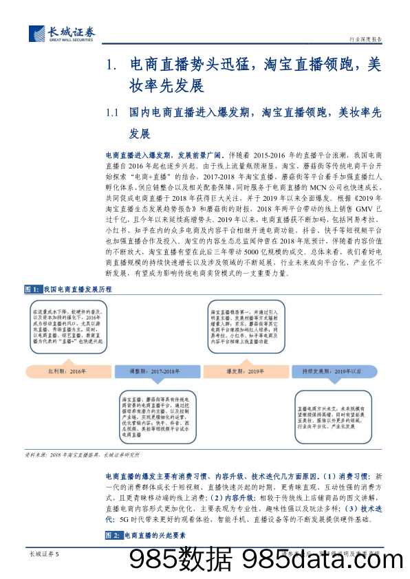 纺织服装行业解码化妆品系列报告之二：电商直播呈现集中化，知名美妆集团及口碑品牌有望受益-20191111-长城证券插图4