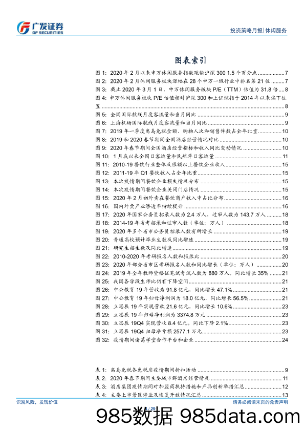 【旅游-研报】休闲服务行业投资策略月报：旅游行业经营逐步恢复，疫情不影响板块长期逻辑-20200304-广发证券插图3