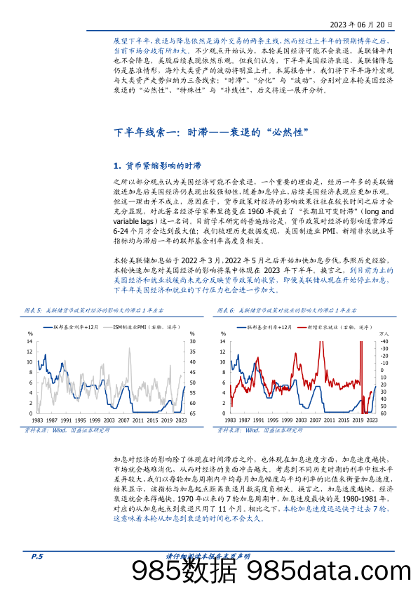 2023年中期海外宏观展望：时滞、分化与波动-20230620-国盛证券插图4