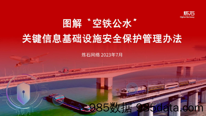 炼石网络-图解“空铁公水”关键信息基础设施安全保护管理要求-2023.7