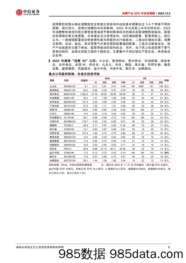 消费产业2023年投资策略：行则将至，波动中前进-20221205-中信证券插图2