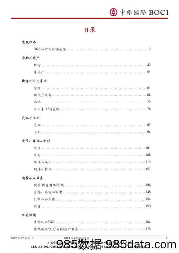 2023年中国投资展望：重启之路-20221221-中银国际插图1