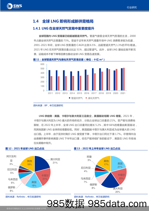 2023年天然气行业投资策略：供给格局打破待重建，全球能源高价将持续-20221221-申万宏源（香港）插图5