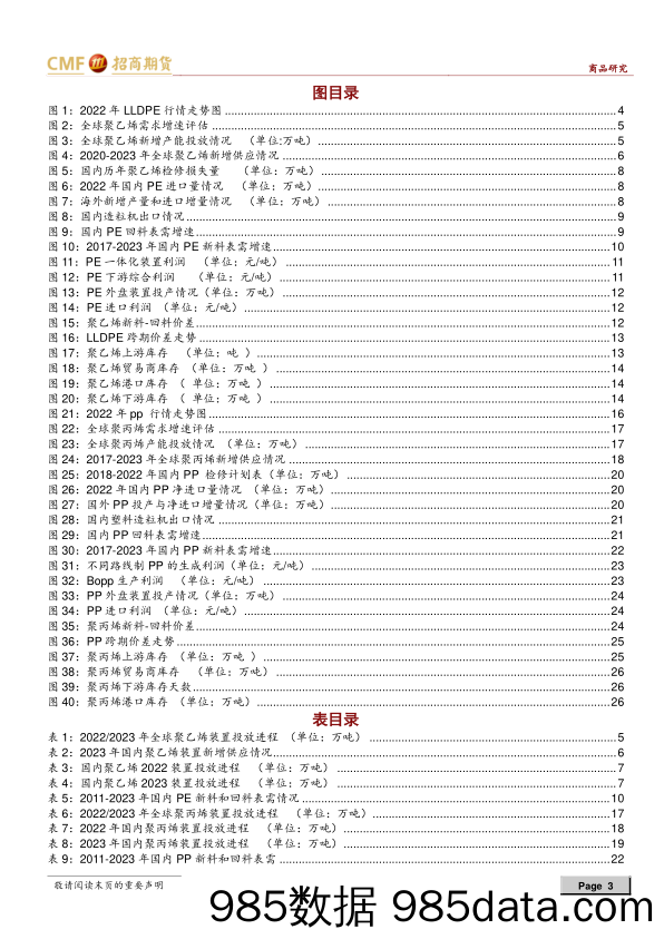 聚烯烃2023年度投资策略：产能扩产周期，经济复苏力度影响价格弹性-20221215-招商期货插图2