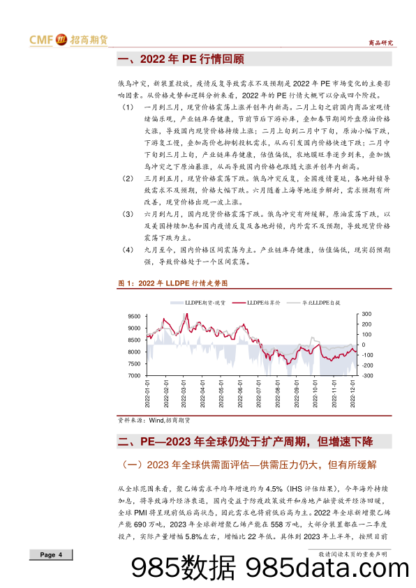 聚烯烃2023年度投资策略：产能扩产周期，经济复苏力度影响价格弹性-20221215-招商期货插图3