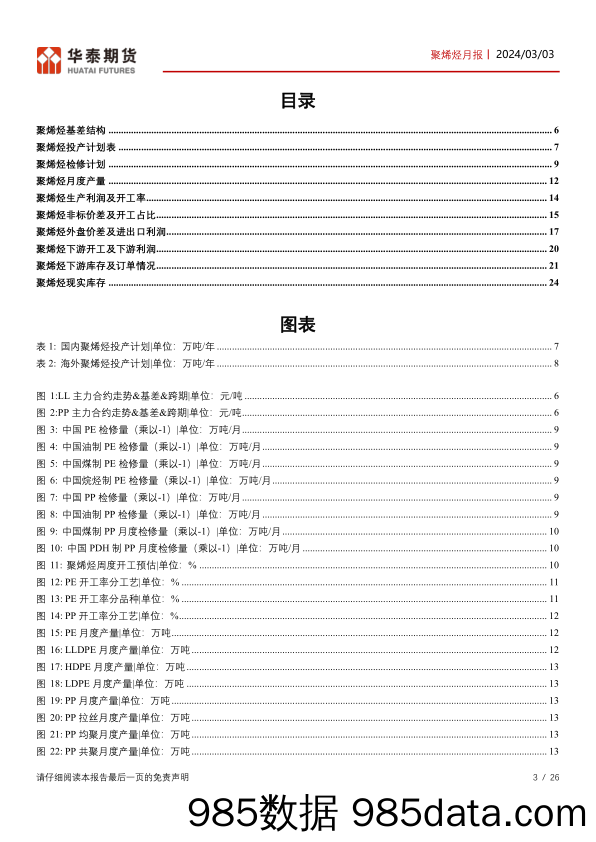 聚烯烃月报：农膜旺季将来临，聚烯烃预期向好-20240303-华泰期货插图2