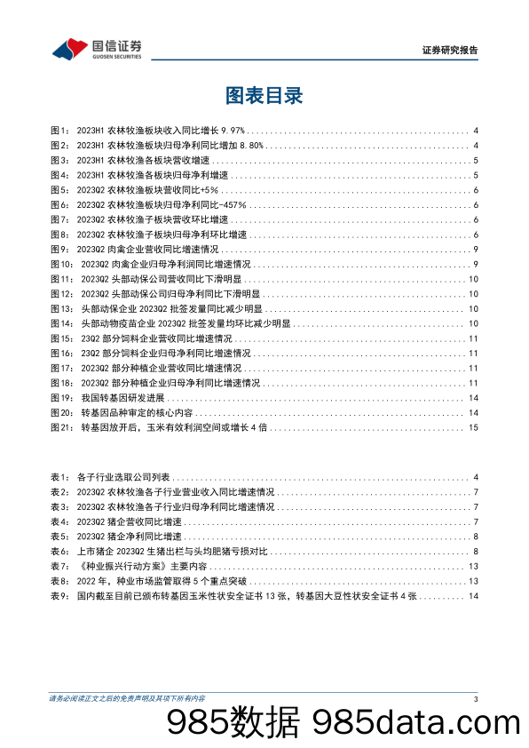 农林牧渔行业2023中报总结：养殖报表进一步恶化，动保板块表现较好-20230911-国信证券插图2