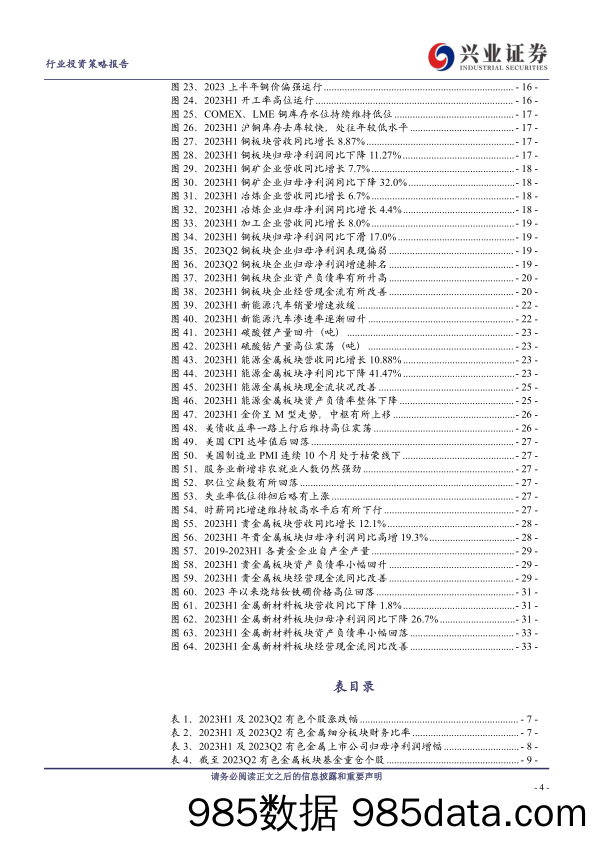 有色金属行业2023半年报总结及展望：持续关注铜铝和贵金属布局机会-20230914-兴业证券插图3