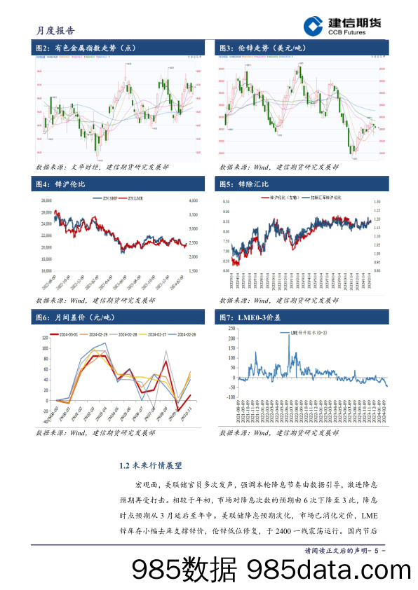 锌期货月报：政策预期支撑锌价，社库高位施加现实压力-20240302-建信期货插图4