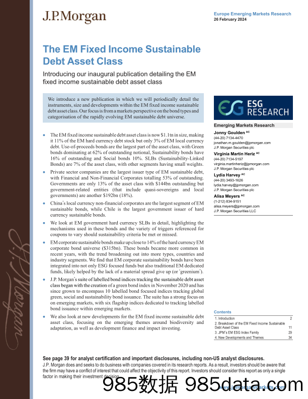 JPMorgan-The EM Fixed Income Sustainable Debt Asset Class Introducing...-106709696