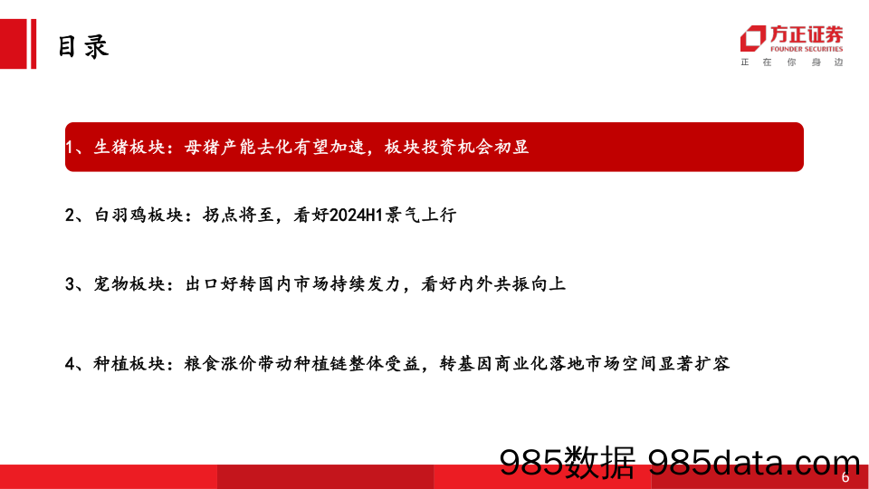 农林牧渔行业年度行业策略报告：养殖板块周期反转，种植、宠物渐进成长-20231019-方正证券插图5