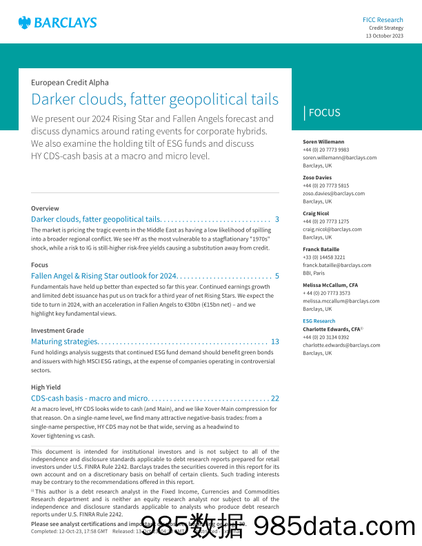 Barclays_European_Credit_Alpha_Darker_clouds_fatter_geopolitical_tails