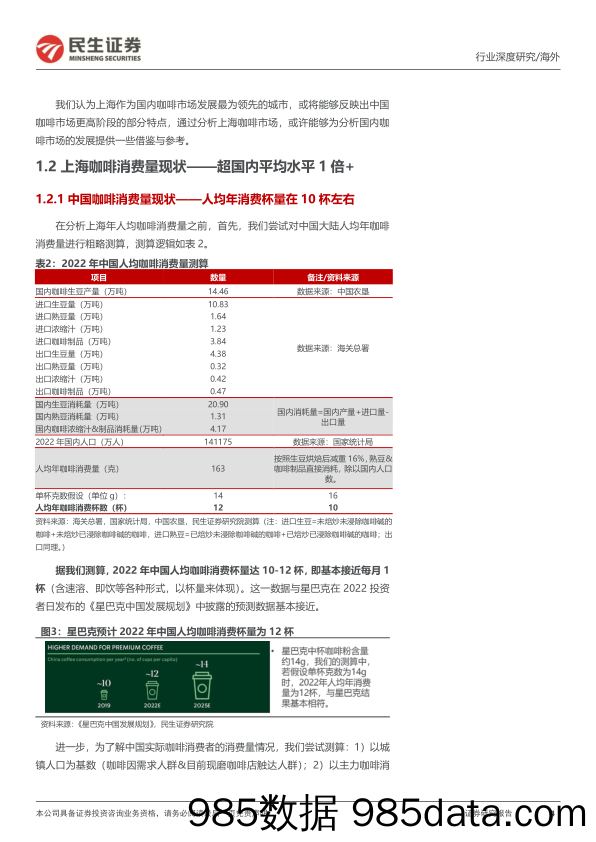 【咖啡市场报告】消费行业新消费研究之咖啡系列报告：中国现磨咖啡市场有多大&瑞幸的天花板在哪？-20230808-民生证券插图3