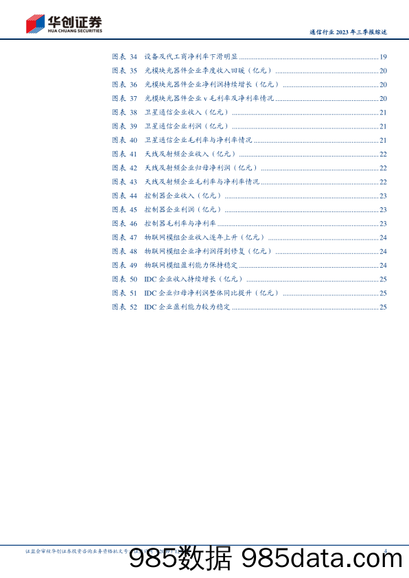 通信行业2023年三季报综述：坚定看好通信行业投资机遇，把握算力+卫星通信双主线-20231110-华创证券插图3