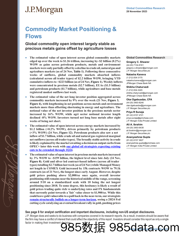 JPMorgan-Commodity Market Positioning  Flows Global commodity open i...-105202509