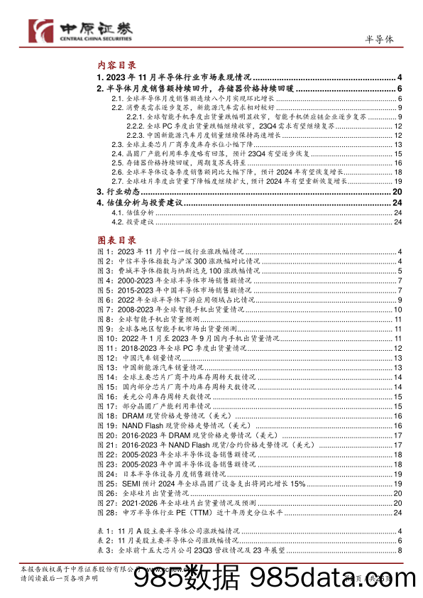 半导体行业月报：AI大模型持续迭代，推动AI算力芯片高速成长-20231212-中原证券插图1