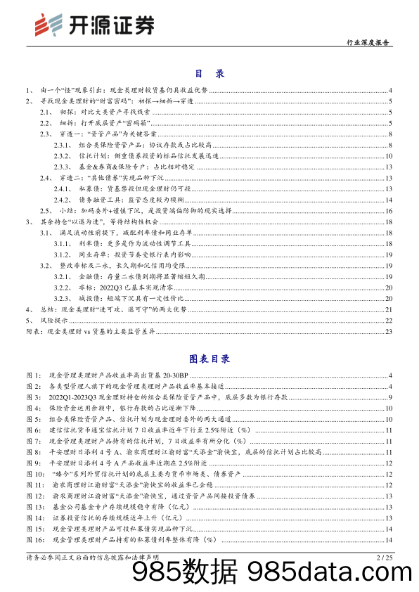 银行业理财持仓全景扫描系列（一）：探寻现金类理财的“底层密码”-20231213-开源证券插图1