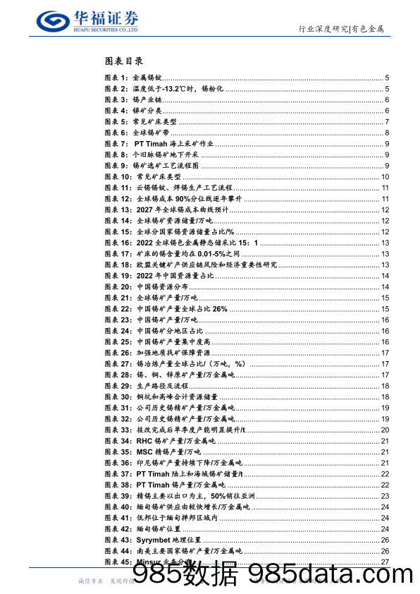 锡行业深度（一）：全球资源供应格局重塑，新增供给释放或将低于预期-20231214-华福证券插图2