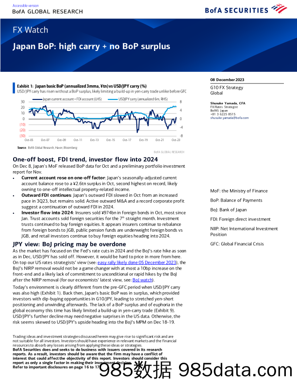 BofA_FX Watch Japan BoP high carry plus no BoP surplus_20231208