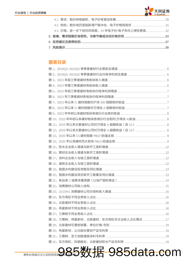 建筑材料2024年度策略：重视供需两端积极变化，坚守优质龙头-20231222-天风证券插图2