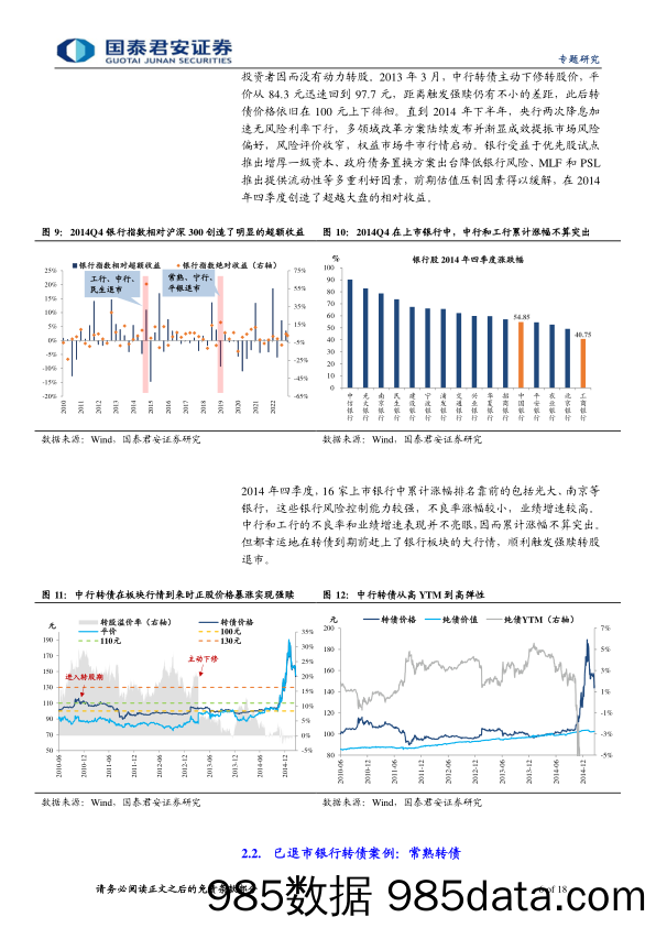 中观视角看转债系列：“三重底”共振，银行转债全梳理-20230111-国泰君安插图5