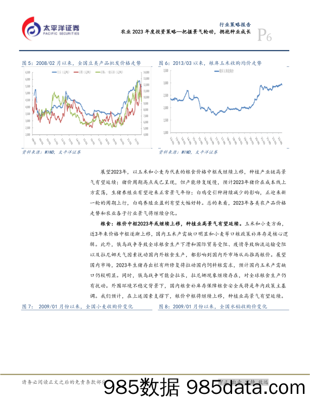 农业2023年度投资策略：把握景气轮动，拥抱种业成长-20230108-太平洋证券插图5