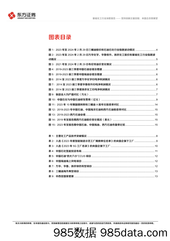 基础化工行业央国企改革专题研究：坚持创新注重回报，央国企改革展望-240316-东方证券插图2