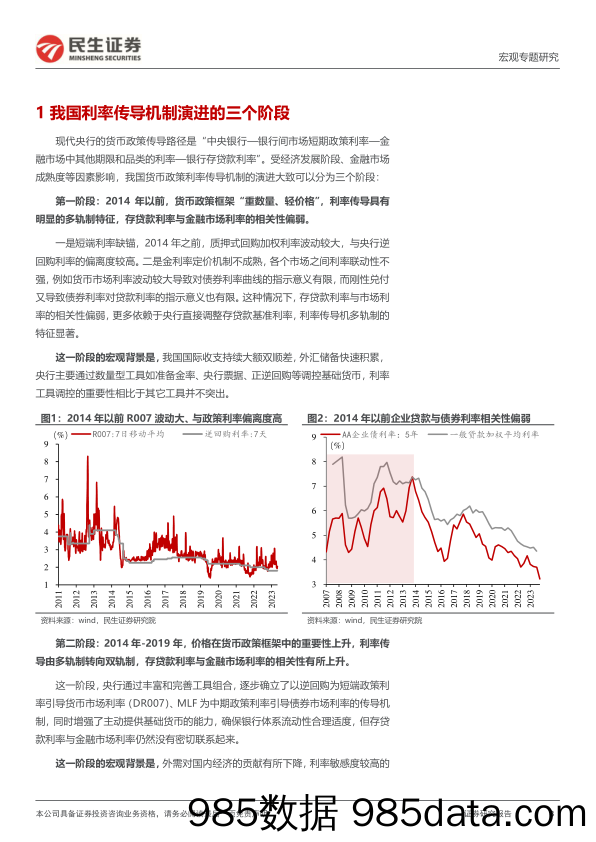 宏观专题研究：探索利率传导机制的新变化-240320-民生证券插图2