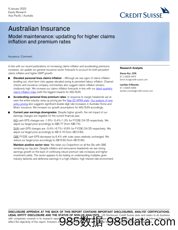 Australian Insurance