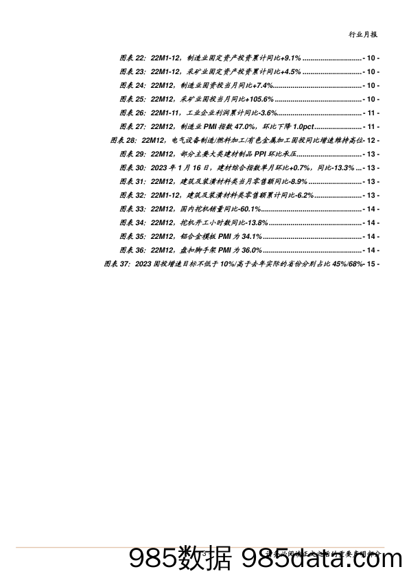 建筑装饰行业12月经济数据点评：12月基建投资再提速，重组整合提速叠加地方固投高目标、重点推荐低估值绩优央国企-20230119-中泰证券插图2