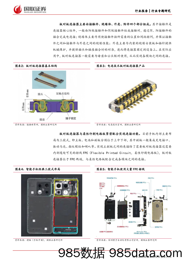 汽车行业专题研究：如何看待手机板对板连接器国产化趋势？-240317-国联证券插图2