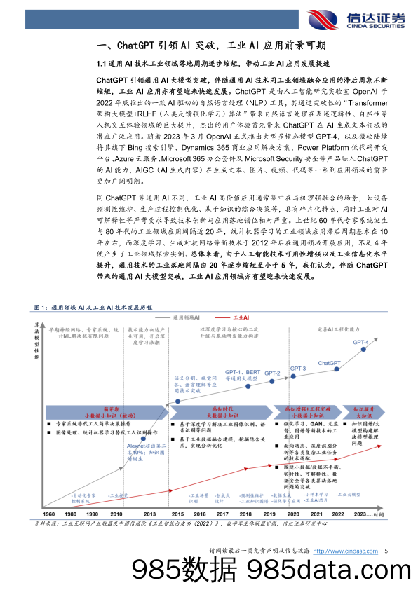 【ChatGPT市场报告】计算机行业深度报告：ChatGPT引领AI突破，工业AI前景可期-20230404-信达证券插图4